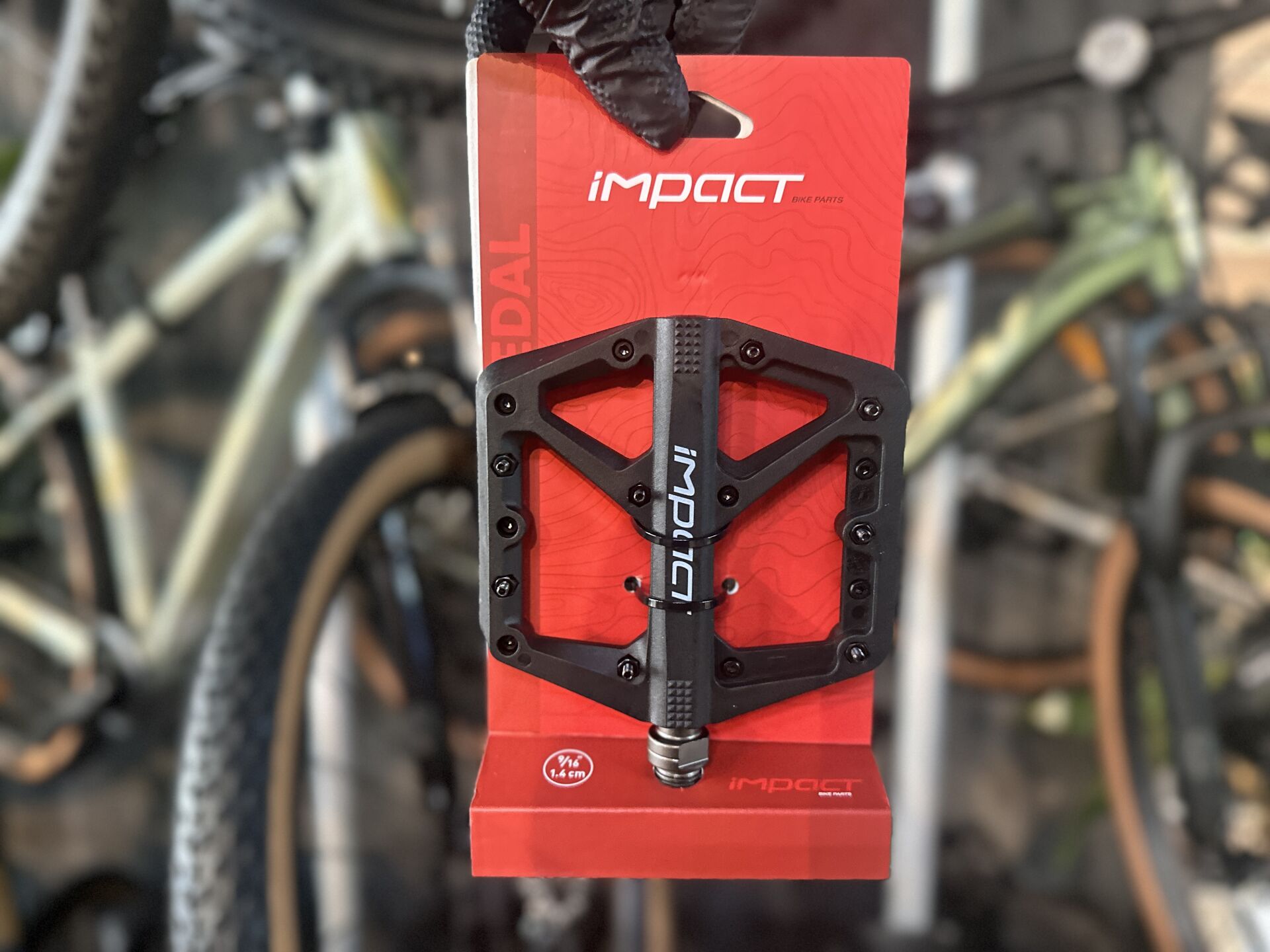 İmpact Rulmanlı Alüminyum Bisiklet Pedalı