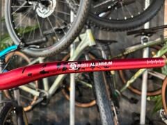 LUNJE Alüminyum MTB Gidon 720 mm Kırmızı