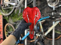 Velo Bisiklet Selesi Siyah - Kırmızı