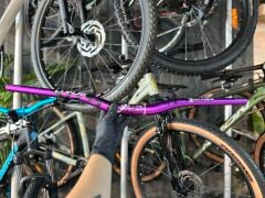 LUNJE Alüminyum MTB Gidon 720 mm Mor