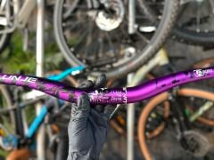 LUNJE Alüminyum MTB Gidon 720 mm Mor