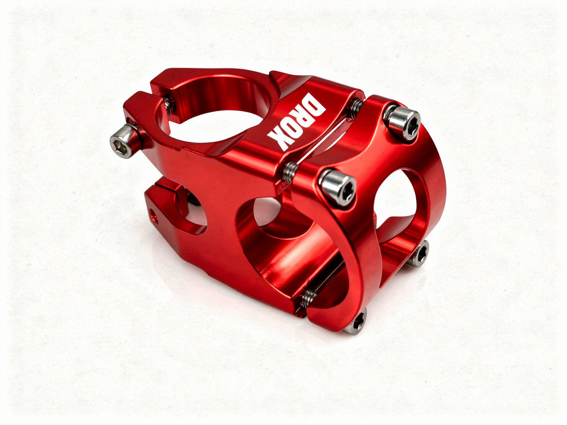 Asistan Drox ST100 Kırmızı 31.8 mm Gidon Boğazı 30 mm | 6061 Alüminyum MTB Stem