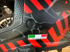 SWAY 618 Alert Cross Kask L Beden Siyah Kırmızı | Bisiklet Motosiklet Enduro Kaskı