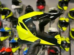 Sway FS-618 Stardust Cross Kask Parlak Sarı Siyah XL Beden