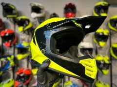 Sway FS-618 Stardust Cross Kask Parlak Sarı Siyah XL Beden
