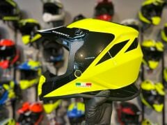 Sway FS-618 Stardust Cross Kask Parlak Sarı Siyah XL Beden