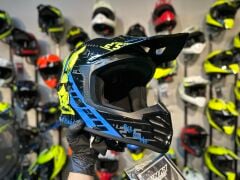 SWAY 618 Bunny Cross Kask L Beden Siyah Mavi | Bisiklet Motosiklet Enduro Kask