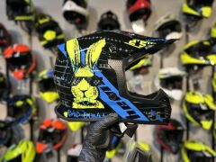 SWAY 618 Bunny Cross Kask XL Beden Siyah Mavi | Bisiklet Motosiklet Enduro Kask