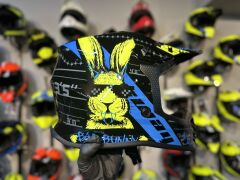 SWAY 618 Bunny Cross Kask XL Beden Siyah Mavi | Bisiklet Motosiklet Enduro Kask