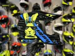 SWAY 618 Bunny Cross Kask XL Beden Siyah Mavi | Bisiklet Motosiklet Enduro Kask