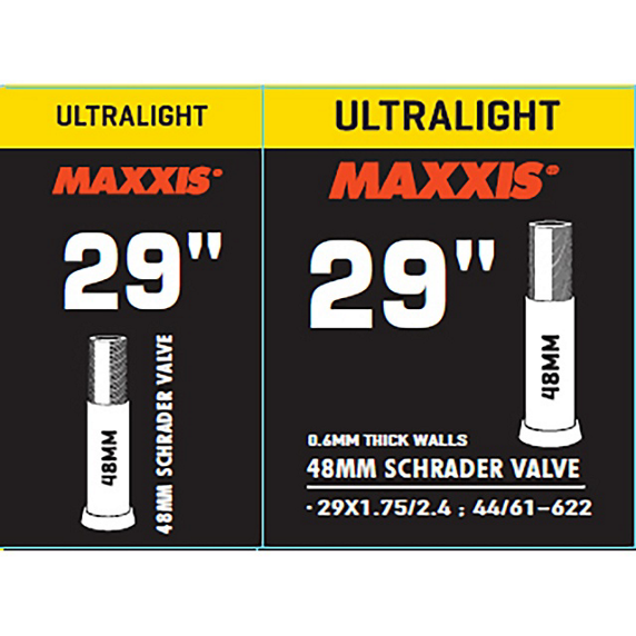 MAXXIS İç Lastik Ultralight 29X1.75/2.4 SV Kalın Sibop 48mm