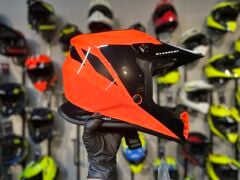 Sway FS-618 Stardust Full Face Kask XL Beden Turuncu Siyah | MTB Enduro Downhill Bisiklet Kaskı