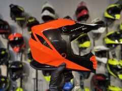 Sway FS-618 Stardust Full Face Kask XL Beden Turuncu Siyah | MTB Enduro Downhill Bisiklet Kaskı