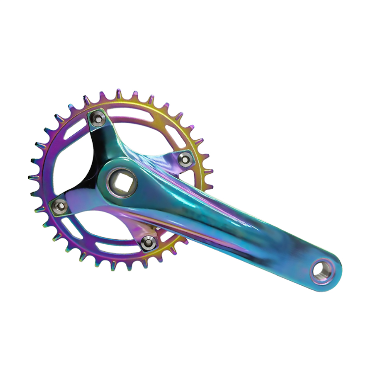 SR.WING Rainbow Aynakol 34T 170mm | Bisiklet Tek Yaprak Krank