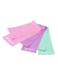 Delta Pilates Bant 3’lü Set 90x7,5 cm | Pilates, Fitness ve Egzersiz Lastiği