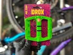 Asistan Drox PD 720 Rulmanlı Bisiklet Pedalı – Hafif Alüminyum Platform Pedal Yeşil