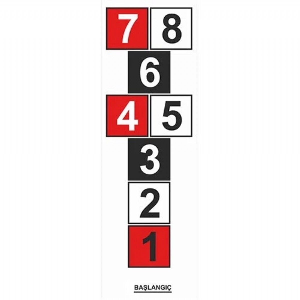 Seksek Oyun Brandası 110 x 340 cm