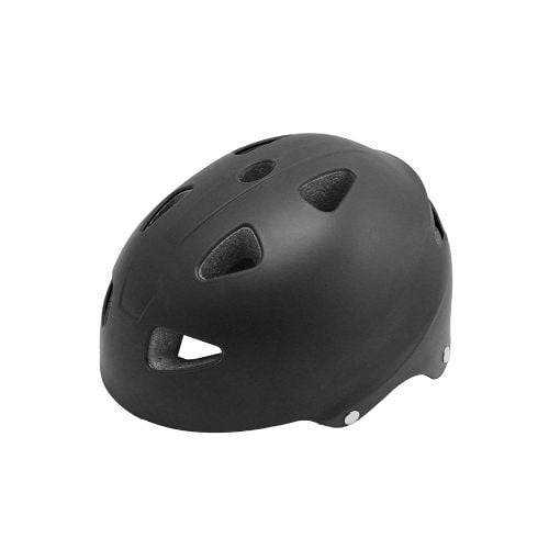Cool Wheels Çocuk Bisiklet Kaskı Mat Siyah S Beden 48-52 cm Ayarlanabilir Yerli Üretim