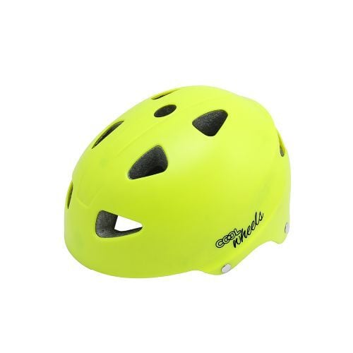 Cool Wheels Çocuk Bisiklet Kaskı Yeşil S Beden 48-52 cm Ayarlanabilir Yerli Üretim
