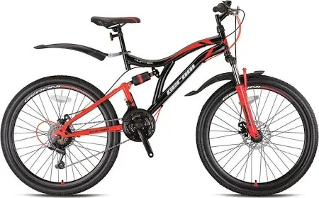 Kron Geroni Hunter Mekanik Disk  26 Jant 21 Vites Dağ Bisikleti - Kırmızı / Siyah