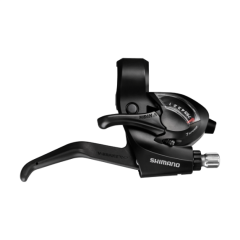 SHIMANO ST-EF41-7R-SET 7 Vites Vites Fren Kolu Düz Gidon Siyah