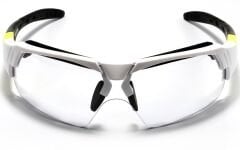 ASISTAN Edgar GK 300 M8283C Bisiklet Güneş Gözlüğü Spor MTB Yol Bisikleti Siyah Turuncu Şeffaf Lens