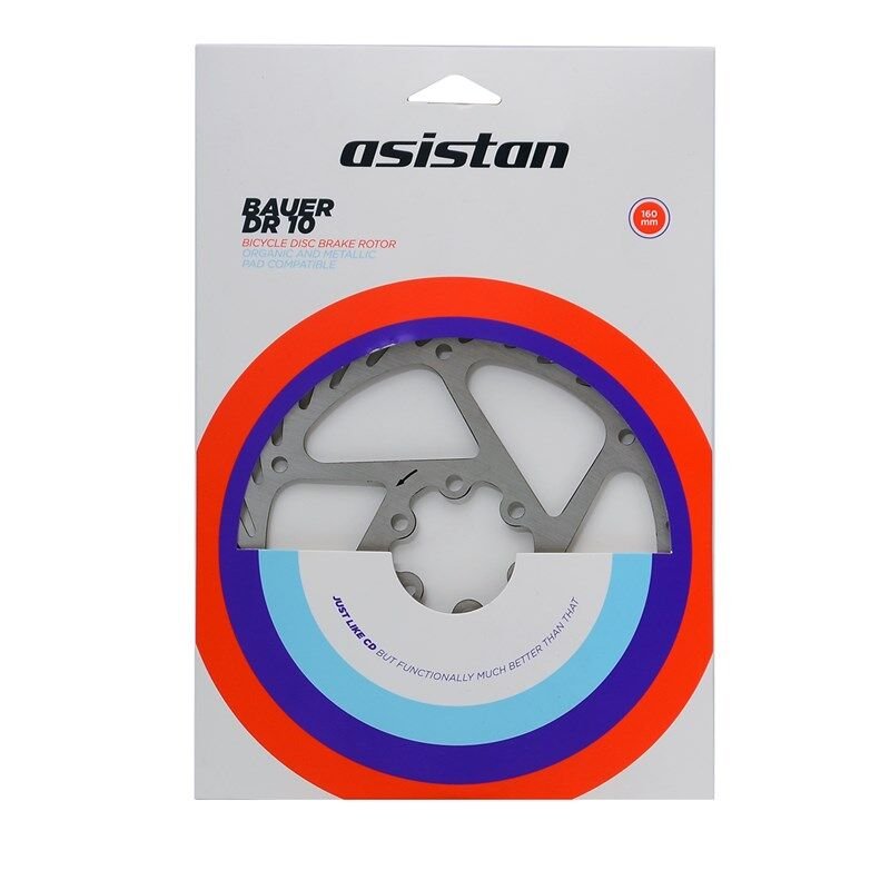 ASISTAN BAUER DR10 140mm Disk Fren Rotoru 6 Vida Paslanmaz Çelik MTB Bisiklet Fren Diski