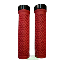 Kırmızı Vidalı Elcik Bisiklet MTB Kaymaz Ergonomik Gidon Elciği