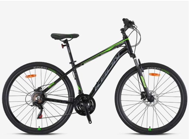 Kron Tx 75 28J Trekking K:16 21V H.D Mat Siyah Füme Yeşil Şehir Bisikleti