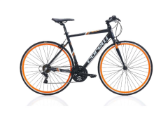 Corelli Fit Bike Zero 700C K:52 21V V Siyah Turuncu Gri Yarış Bisikleti