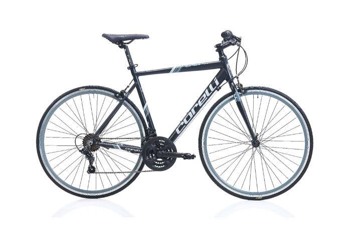 Corelli Fit Bike Zero 700C 28 Jant K:54 21V V Koyu Gri A.Gri Yol Yarış Bisikleti