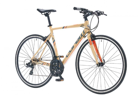 Corelli Fit Bike 1.0 700C 28 Jant K:52 21V V Kahverengi Gri Turuncu Yol Yarış Bisikleti