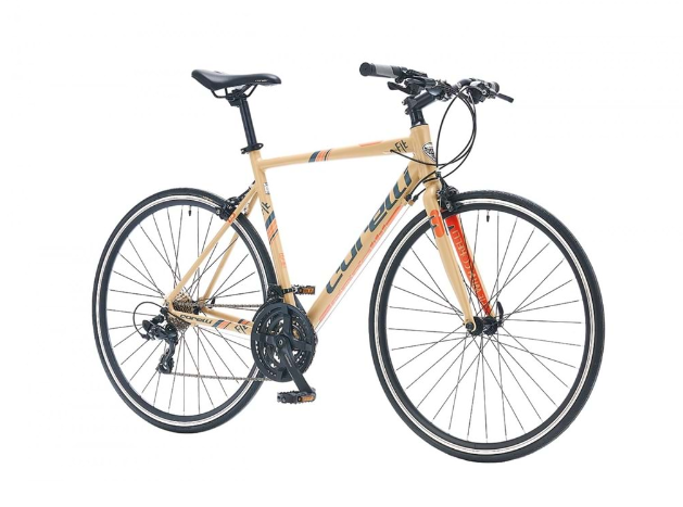 Corelli Fitbike 1.0 700C 28 Jant K:45 21V V Koyu Gri Kahverengi Turuncu Yol Bisikleti