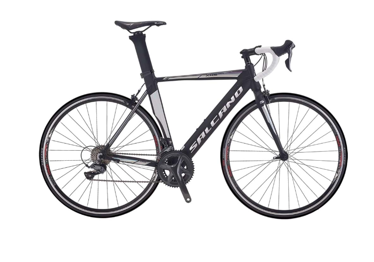 Salcano Xrs044 Claris 540 Mat Siyah Gri Gümüş Yarış Bisikleti