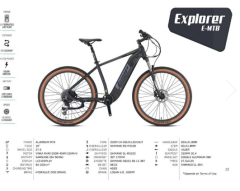 Kron Explorer 27,5 Jant K:18 9V Kırmızı Füme Elektirikli Bisiklet