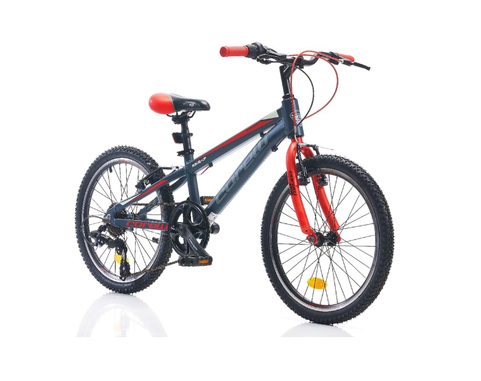 Corelli Rave Up 20 Jant V Gri Kırmızı Çocuk Bisikleti