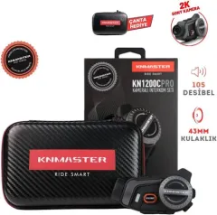 KN1200C Kameralı Motosiklet Kask İnterkom