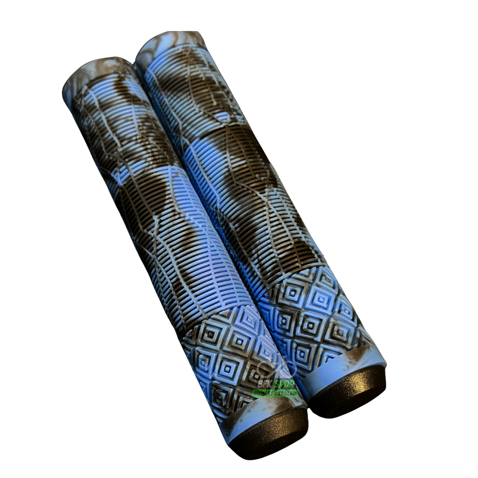 Renkli Silikon Elcik 160 mm - Mavi Siyah Renk