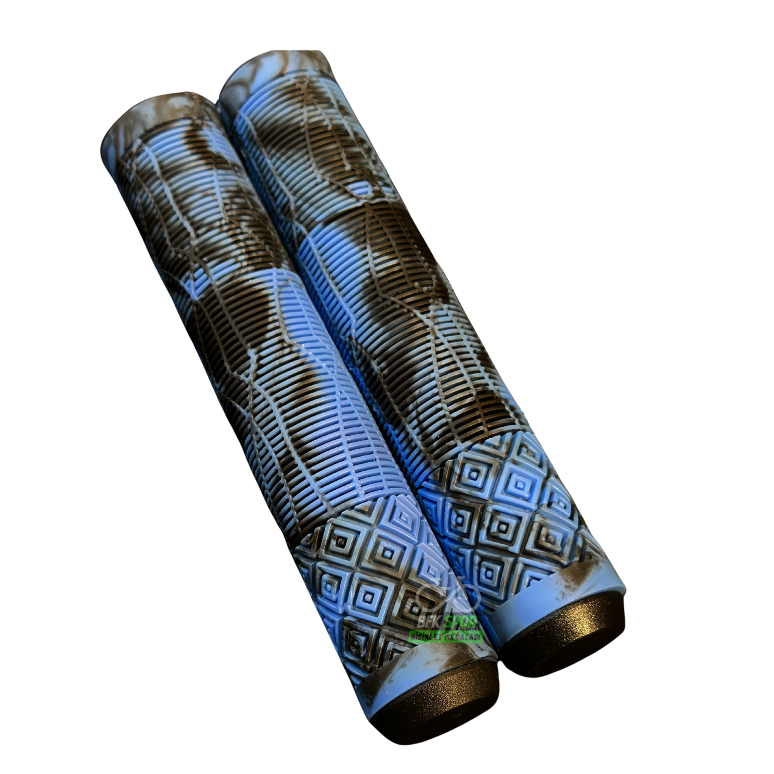 Renkli Silikon Elcik 160 mm - Mavi Siyah Renk