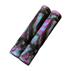 Renkli Silikon Elcik 160 mm - Siyah Mavi Pembe