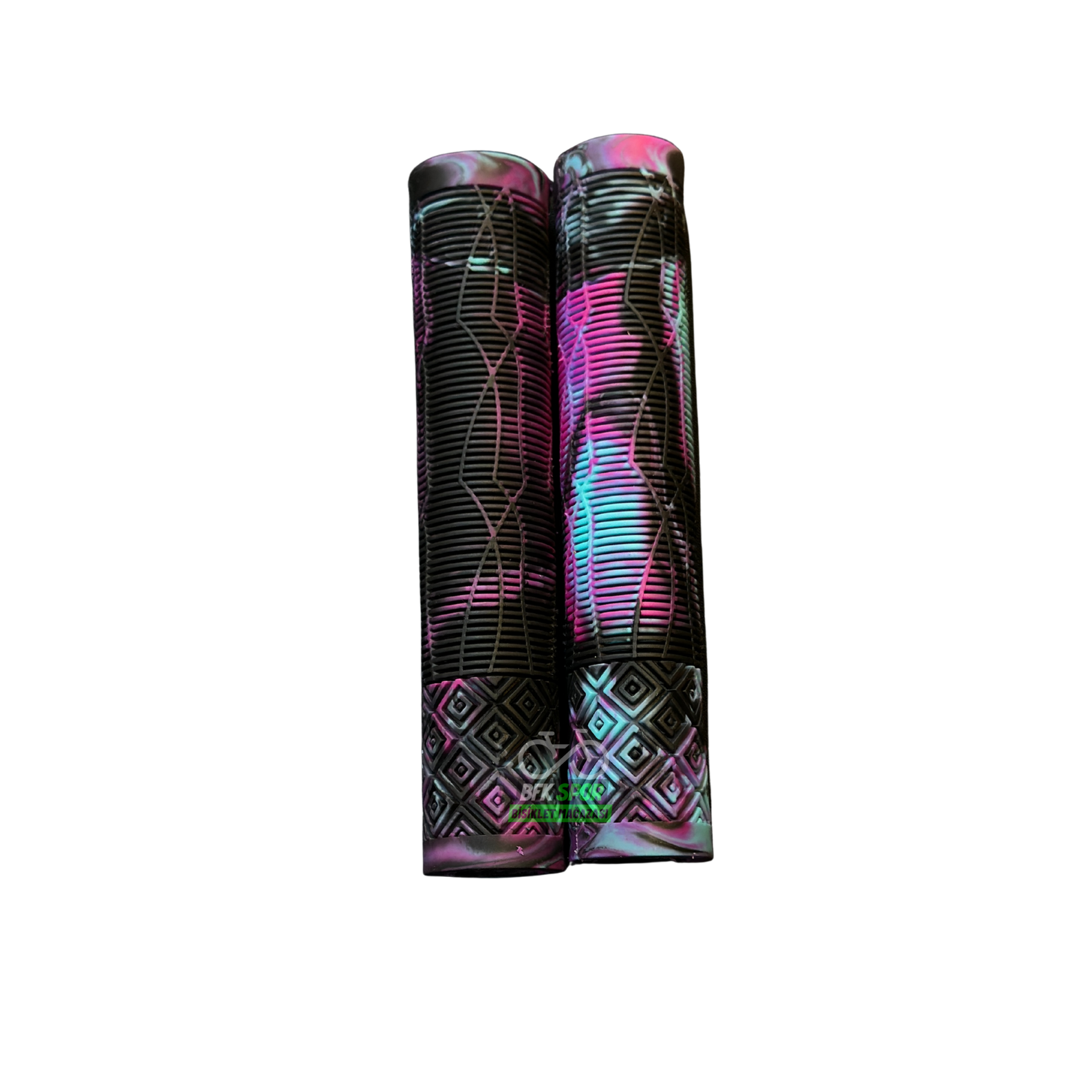 Renkli Silikon Elcik 160 mm - Siyah Mavi Pembe