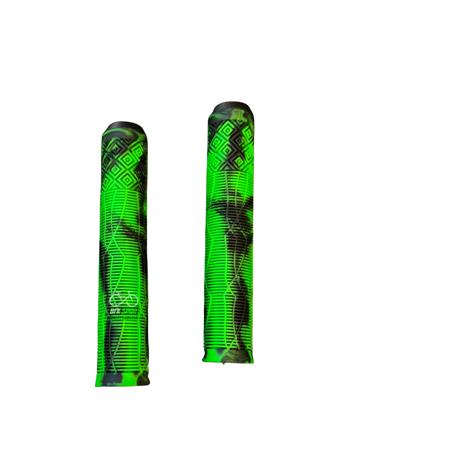 Renkli Silikon Elcik 160 mm - Yeşil Siyah