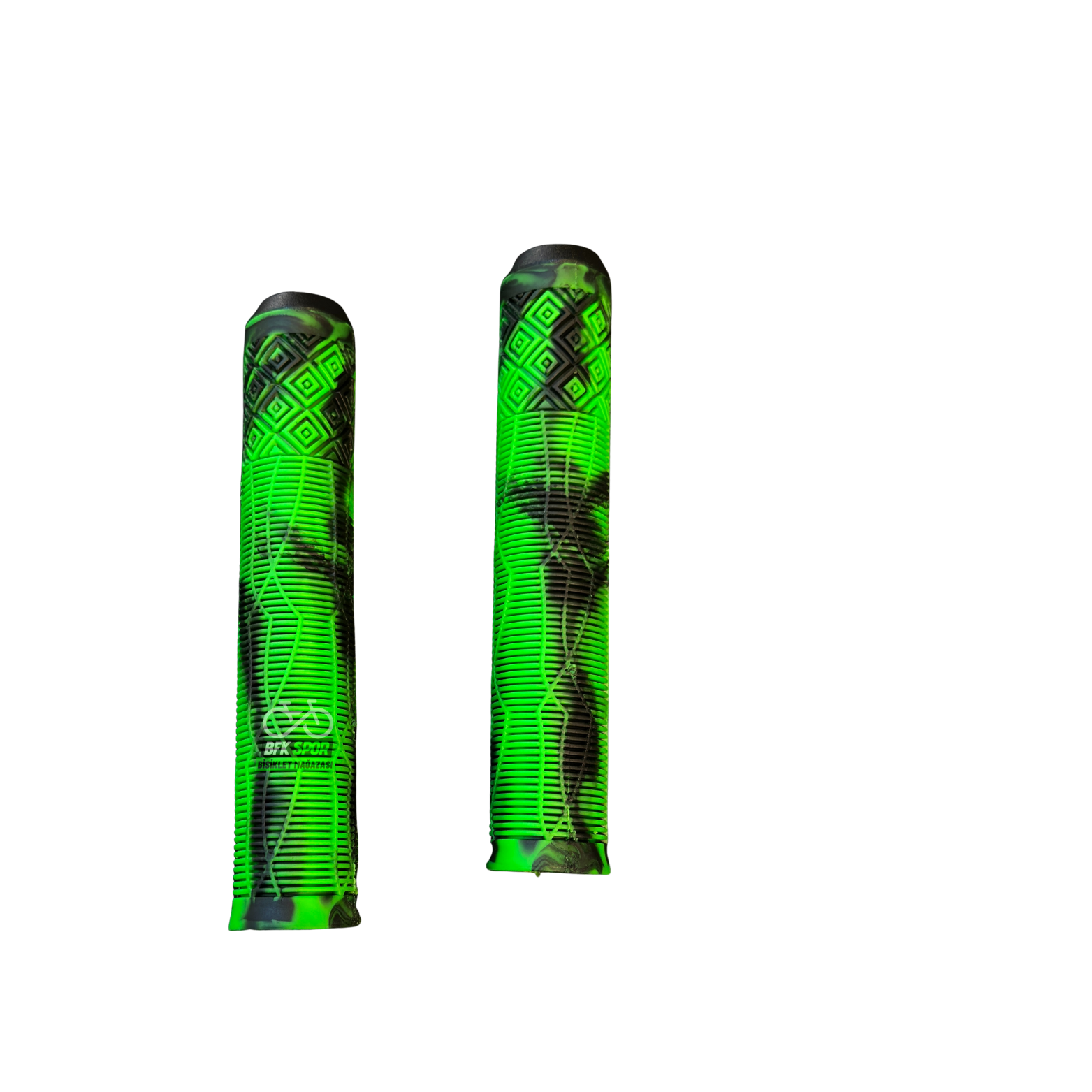 Renkli Silikon Elcik 160 mm - Yeşil Siyah