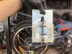 ŞEFFAF BEYAZ PLATFORM PEDAL - BİSİKLET PEDALI