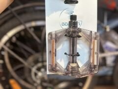 ŞEFFAF GRİ PLATFORM PEDAL - BİSİKLET PEDALI