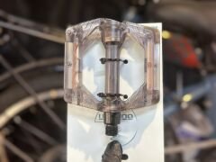 ŞEFFAF GRİ PLATFORM PEDAL - BİSİKLET PEDALI