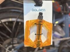 GOLDEN ŞEFFAF TURUNCU PLATFORM PEDAL - BİSİKLET PEDALI