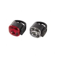 Impact BLINK Bisiklet Flaşör Seti Pilli Siyah Ön Beyaz Arka Kırmızı LED 22.2-31.8 mm