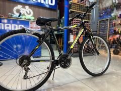 Salcano Excel 26 Jant 21 Vites MTB Dağ Bisikleti Siyah Lime V Fren