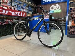 Salcano Excel 26 Jant 21 Vites MTB Dağ Bisikleti Siyah Lime V Fren
